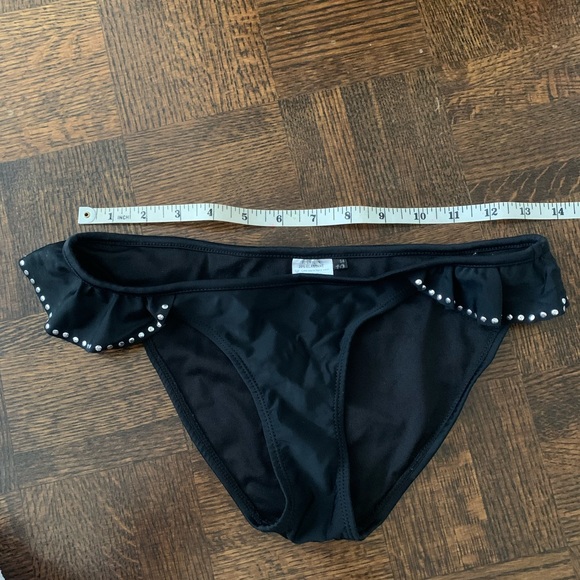 Roxy Black Bikini with silver studs - Picture 4 of 5